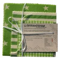 6 degrees East Bwax Wraps Pack of 3 (S,M & L) Green